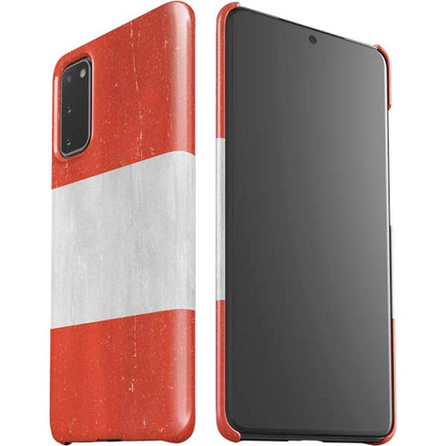 Peru Flag Distressed Galaxy S20 Lite Case