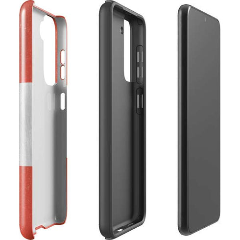 Peru Flag Distressed Galaxy S21 5G Pro Case