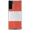 Peru Flag Distressed Galaxy S21 FE Clear Case