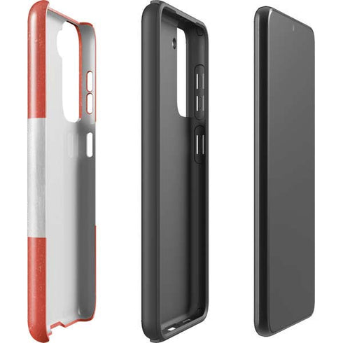 Peru Flag Distressed Galaxy S21 Plus 5G Pro Case