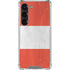 Peru Flag Distressed Galaxy S23 Clear Case