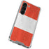 Peru Flag Distressed Galaxy S23 Clear Case