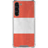 Peru Flag Distressed Galaxy S23 Plus Clear Case