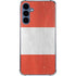 Peru Flag Distressed Galaxy S24 Clear Case