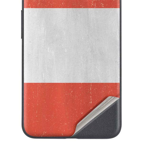 Peru Flag Distressed Google Pixel 4a 5G Skin