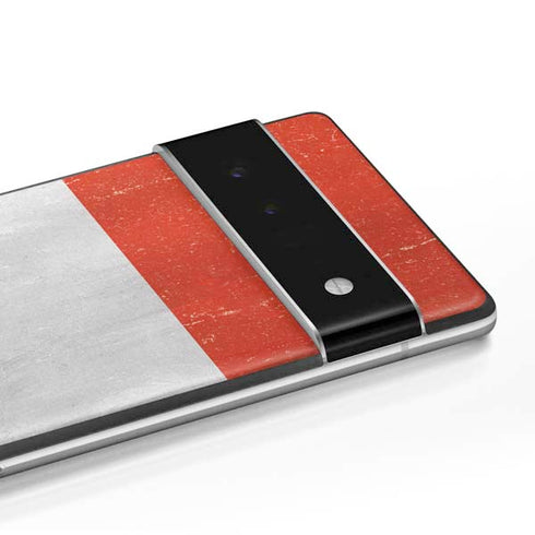 Peru Flag Distressed Google Pixel 6 Pro Skin