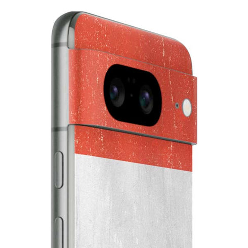 Peru Flag Distressed Google Pixel 8 Skin
