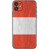 Peru Flag Distressed iPhone 11 Skin