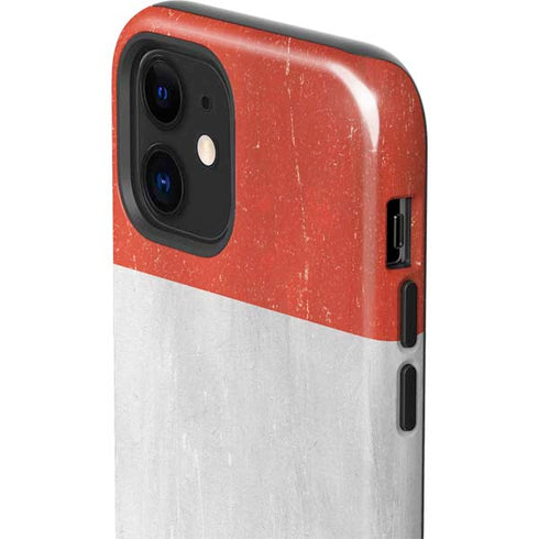 Peru Flag Distressed iPhone 12 Mini Impact Case