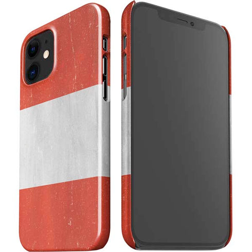 Peru Flag Distressed iPhone 12 Mini Lite Case