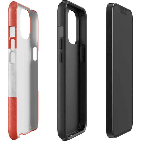 Peru Flag Distressed iPhone 15 Plus Impact Case