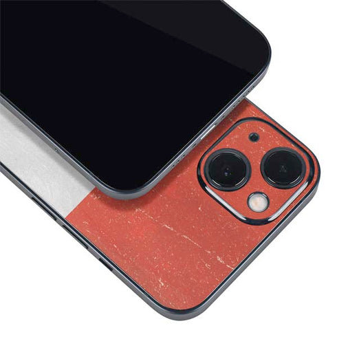 Peru Flag Distressed iPhone 14 Skin