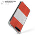 Peru Flag Distressed iPhone 7/8 Plus Clear Case
