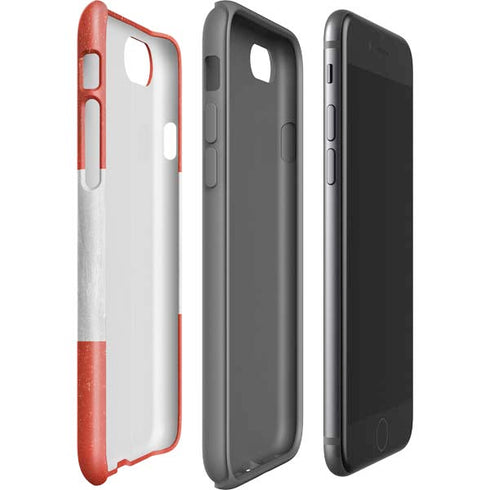 Peru Flag Distressed iPhone SE (2nd & 3rd Gen) Pro Case