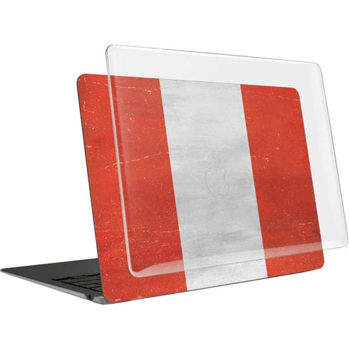 Peru Flag Distressed MacBook Air 13in (2020) Case plus Skin