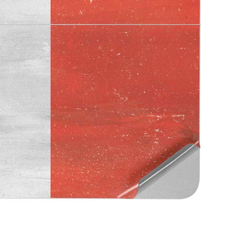 Peru Flag Distressed Surface Laptop Studio Skin
