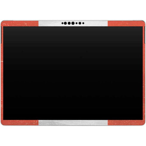 Peru Flag Distressed Surface Pro 8 Skin