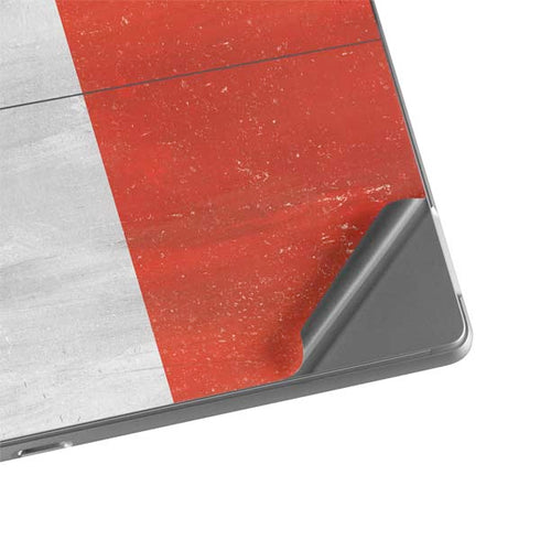 Peru Flag Distressed Surface Pro 8 Skin