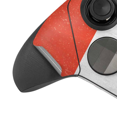 Peru Flag Distressed Xbox Elite Wireless Controller Series 2 Skin