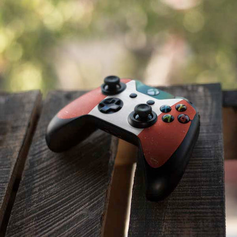 Peru Flag Distressed Xbox One Controller Skin