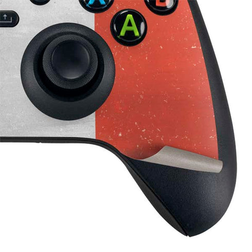Peru Flag Distressed Xbox Series X Controller Skin