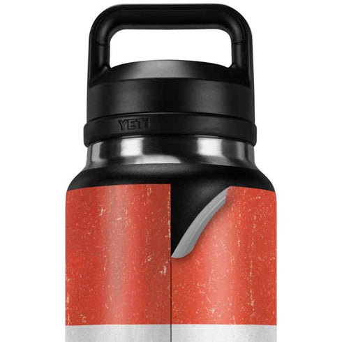 Peru Flag Distressed YETI Rambler 36oz Bottle Skin