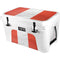 Peru Flag Distressed YETI Tundra 45 Hard Cooler Skin