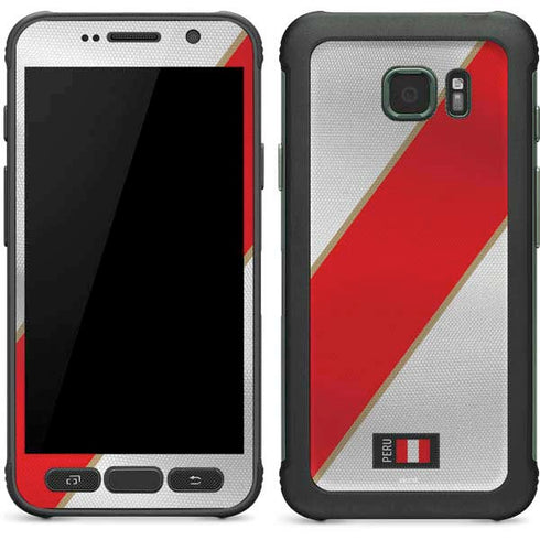 Peru Soccer Flag Galaxy S7 Active Skin