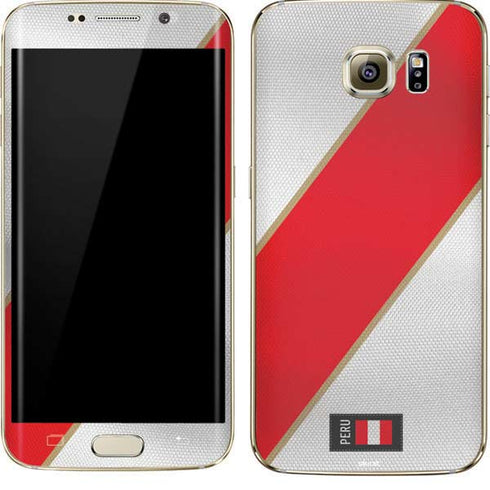 Peru Soccer Flag Galaxy S7 Edge Skin