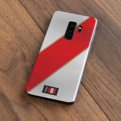 Peru Soccer Flag Galaxy S9 Plus Skin