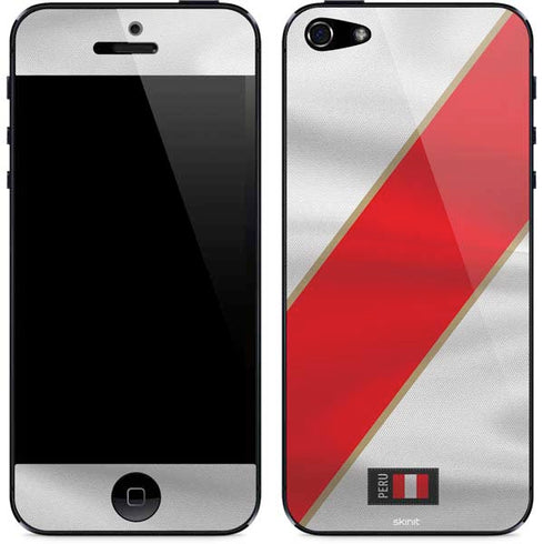 Peru Soccer Flag iPhone 5/5s/5SE Skin