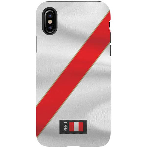 Peru Soccer Flag iPhone X Pro Case