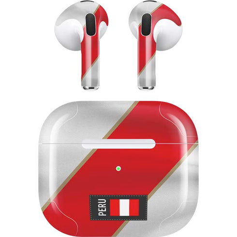 Peru Soccer Flag Apple AirPods (3rd Gen 2021) Skin