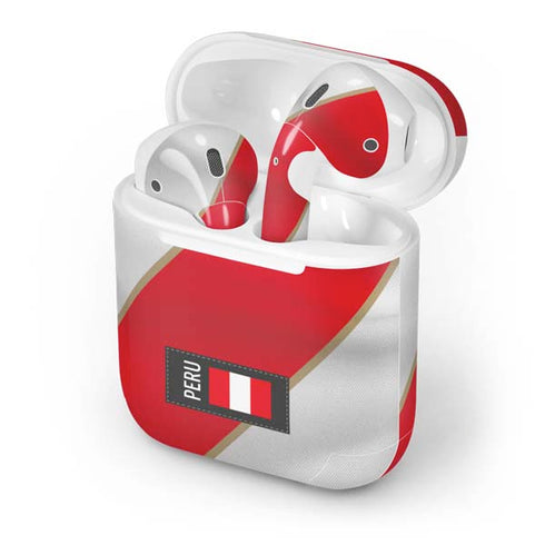 Peru Soccer Flag Apple AirPods Skin
