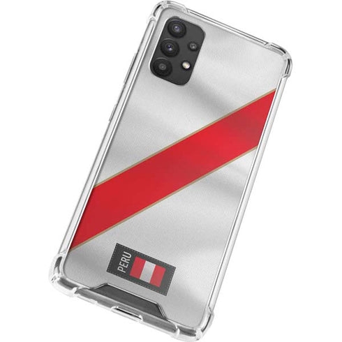 Peru Soccer Flag Galaxy A32 5G Clear Case