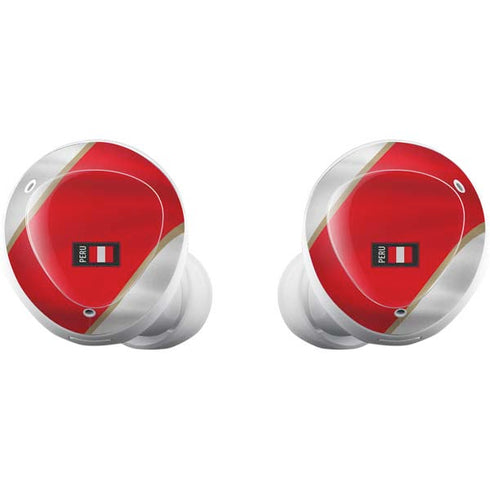 Peru Soccer Flag Galaxy Buds Plus Skin