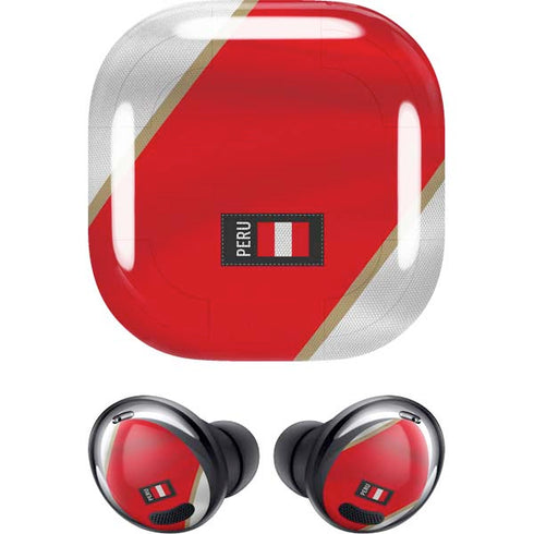 Peru Soccer Flag Galaxy Buds Pro Skin