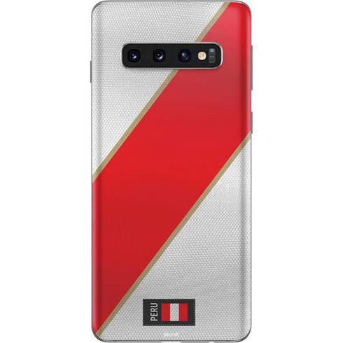 Peru Soccer Flag Galaxy S10 Skin