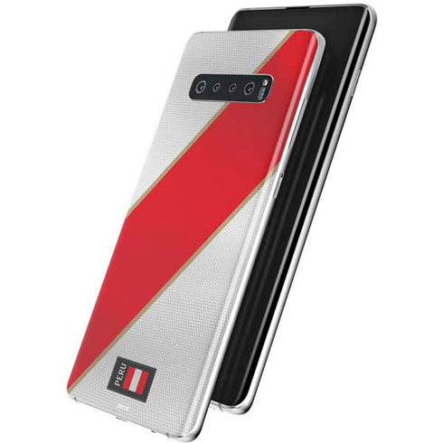 Peru Soccer Flag Galaxy S10 Skin