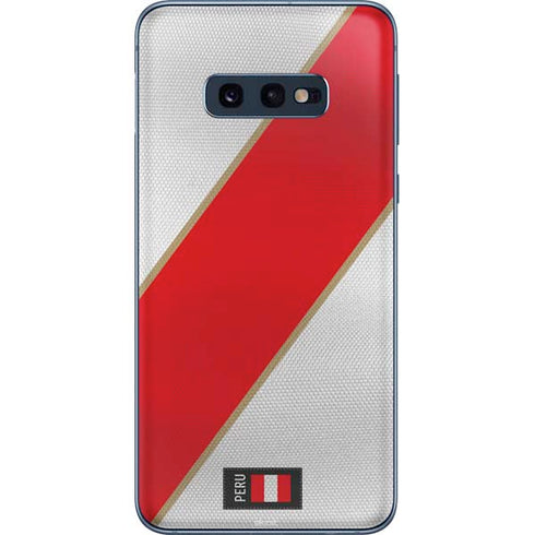 Peru Soccer Flag Galaxy S10e Skin