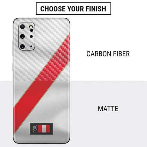 Peru Soccer Flag Galaxy S20 Plus Skin