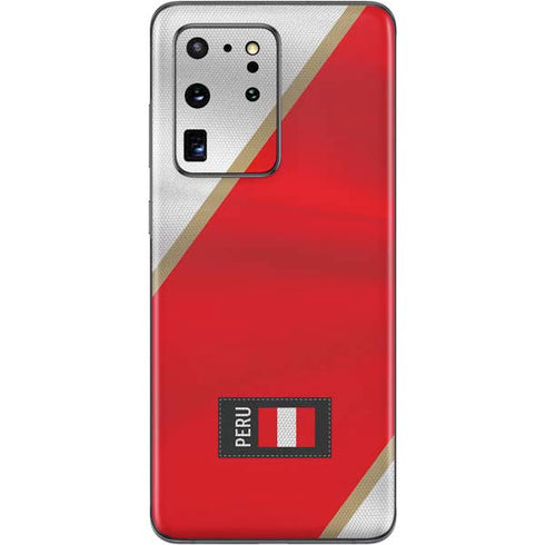 Peru Soccer Flag Galaxy S20 Ultra 5G Skin