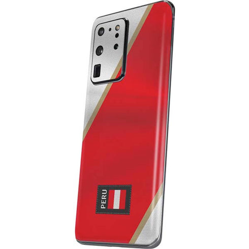 Peru Soccer Flag Galaxy S20 Ultra 5G Skin