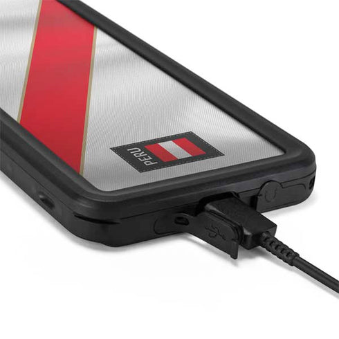 Peru Soccer Flag Galaxy S20 Waterproof Case