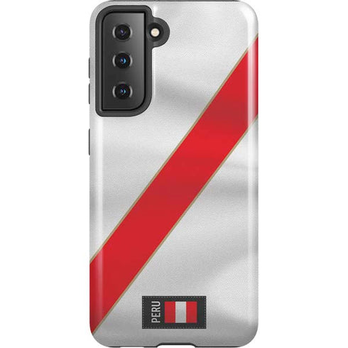 Peru Soccer Flag Galaxy S21 5G Pro Case