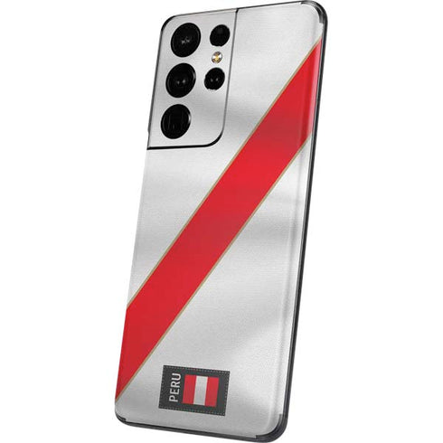 Peru Soccer Flag Galaxy S21 Ultra 5G Skin