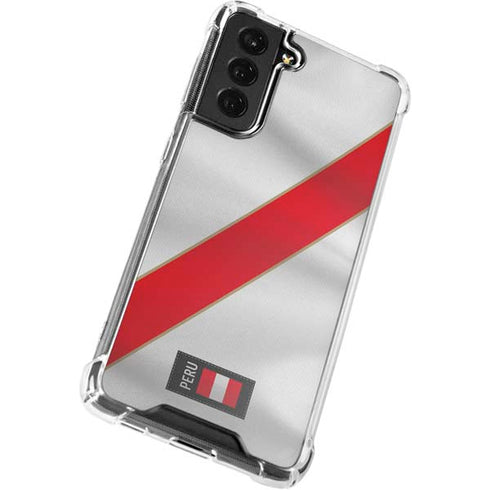 Peru Soccer Flag Galaxy S22 Plus Clear Case