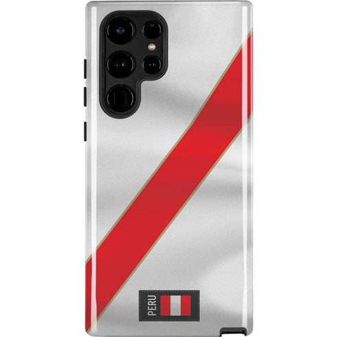 Peru Soccer Flag Galaxy S22 Ultra Pro Case