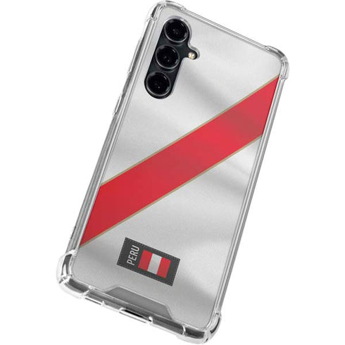 Peru Soccer Flag Galaxy S23 FE Clear Case