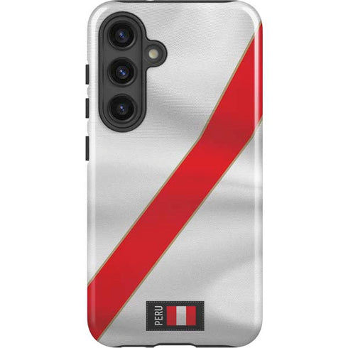 Peru Soccer Flag Galaxy S24 Plus Impact Case